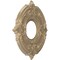 Ekena Millwork Attica PVC Medallion (Canopies up to 4 1/8"), 10"OD x 3 1/2"ID x 3/4"P, Metallic Champagne Mist CMP10ATECE - alternate 5
